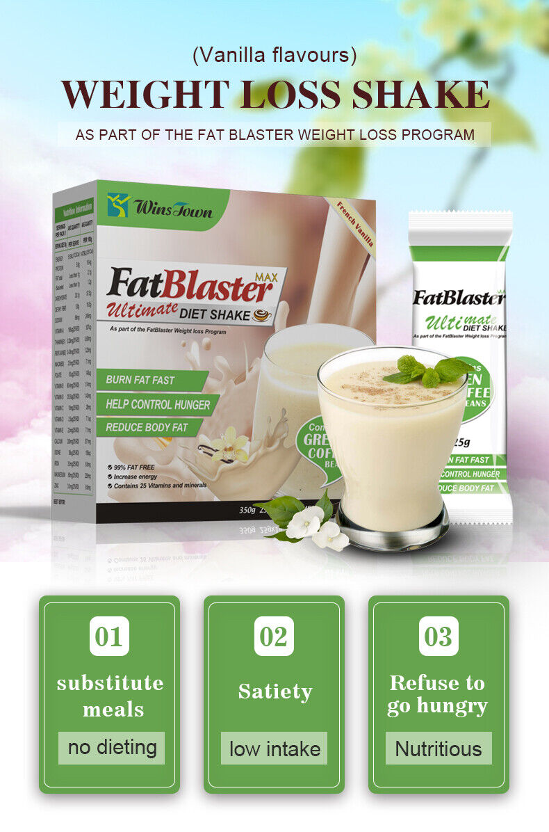 Fat Blaster Weight Loss Control Food Supplement Meal Replacement Powder Coffee