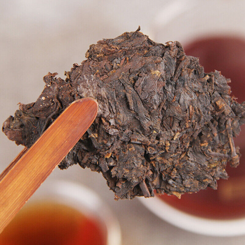 HelloYoung Healthy Drink Top Yunnan Menghai Chen Yun Ripe Pu'er Tea Chinese Pu-Erh Tea 357g