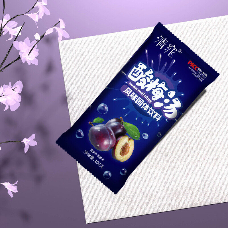 Sour Plum Soup Powder Flavoured Drink Instant Juice Chilled Sour Plum Soup