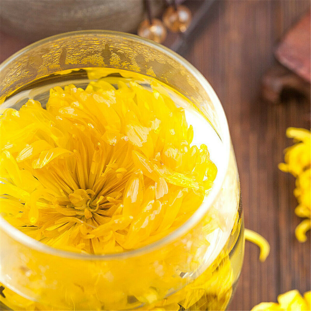 HelloYoung Dry Herbal Health Tea Organic Yellow Chrysanthemum Tea Big Flower Scented Tea