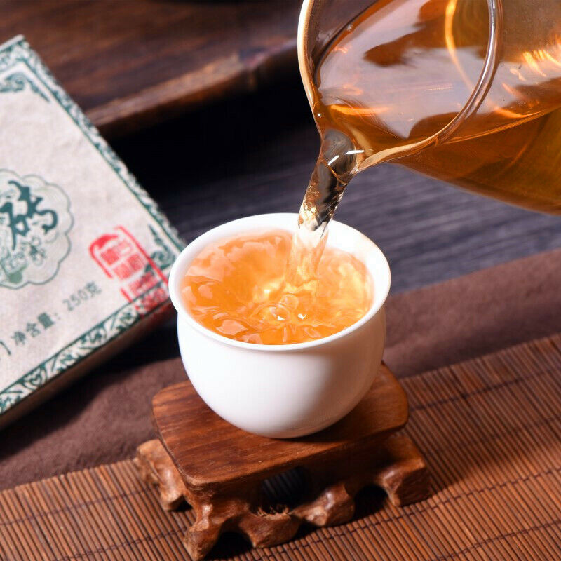 HelloYoung Natural Menghai Big Leaf Pu'er Tea Yunnan Green Tea Pu-Erh Cha Tea Bricks 1000g