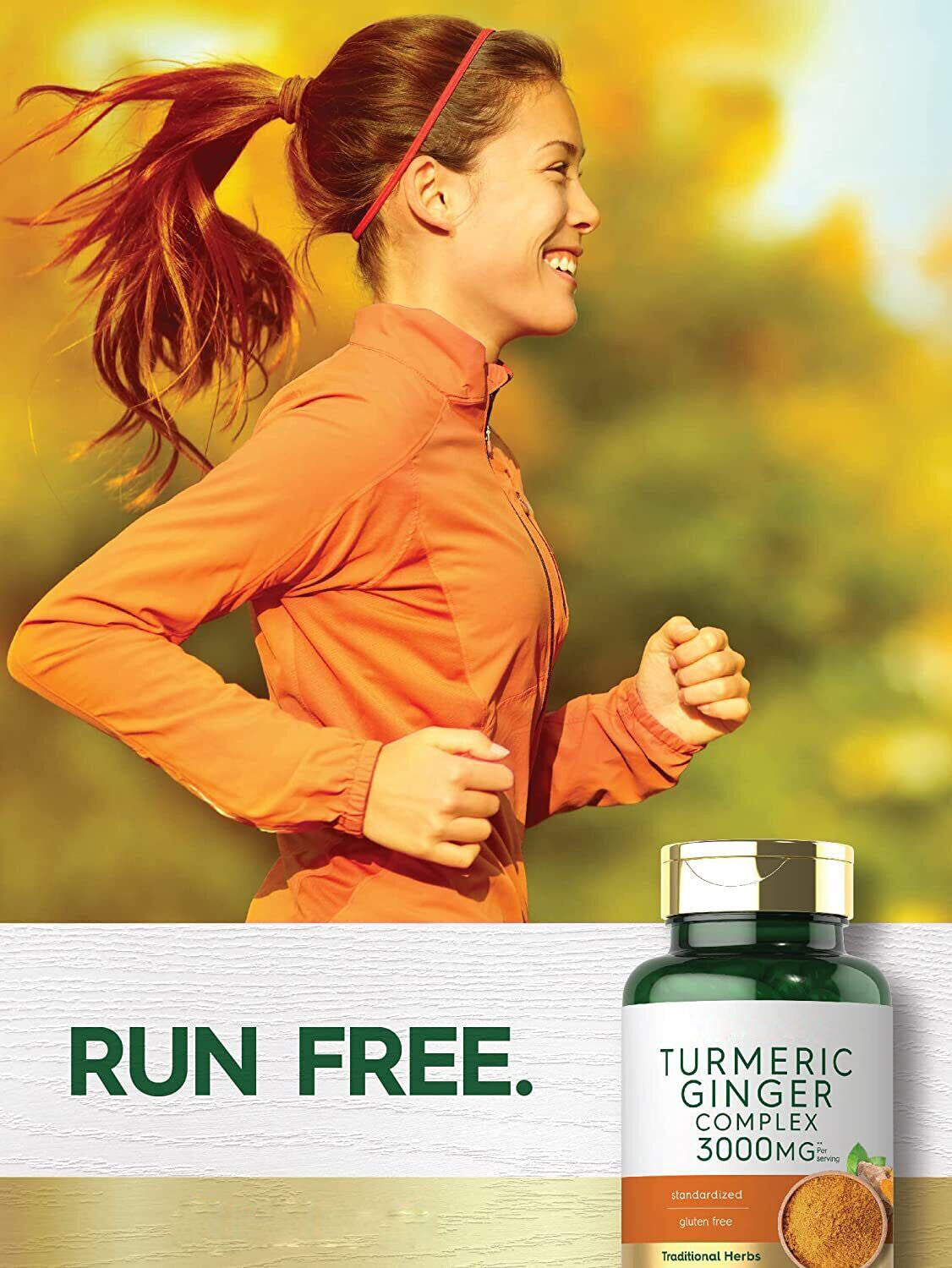 Turmeric Curcumin & Ginger Complex 3000mg | 120 Softgels | by Carlyle