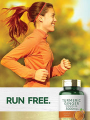 Turmeric Curcumin & Ginger Complex 3000mg | 120 Softgels | by Carlyle