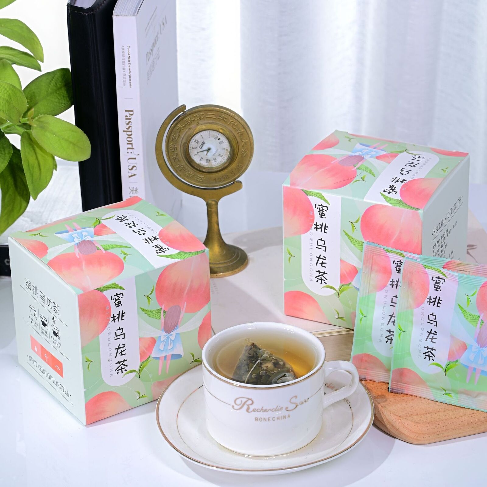 Peach Oolong Tea White Peach Oolong Fruit Tea Cold Brew Tea Bags