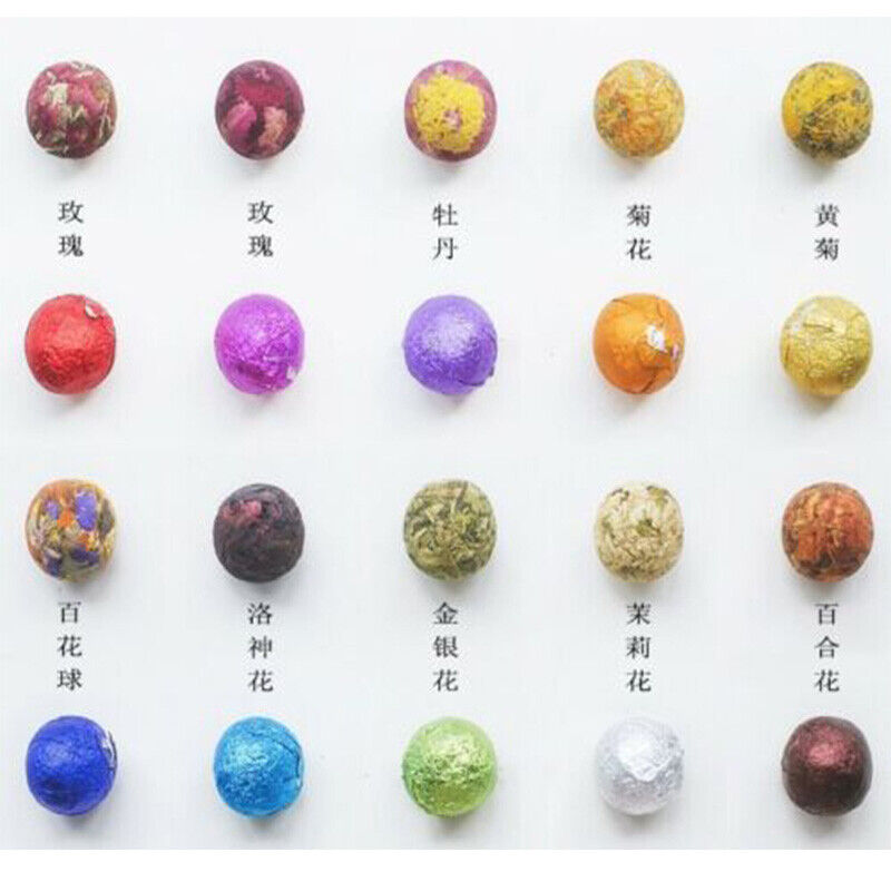 500g 10 Kinds Chinese Mix Blooming Tea Balls Flowers Flowering Tea Buds
