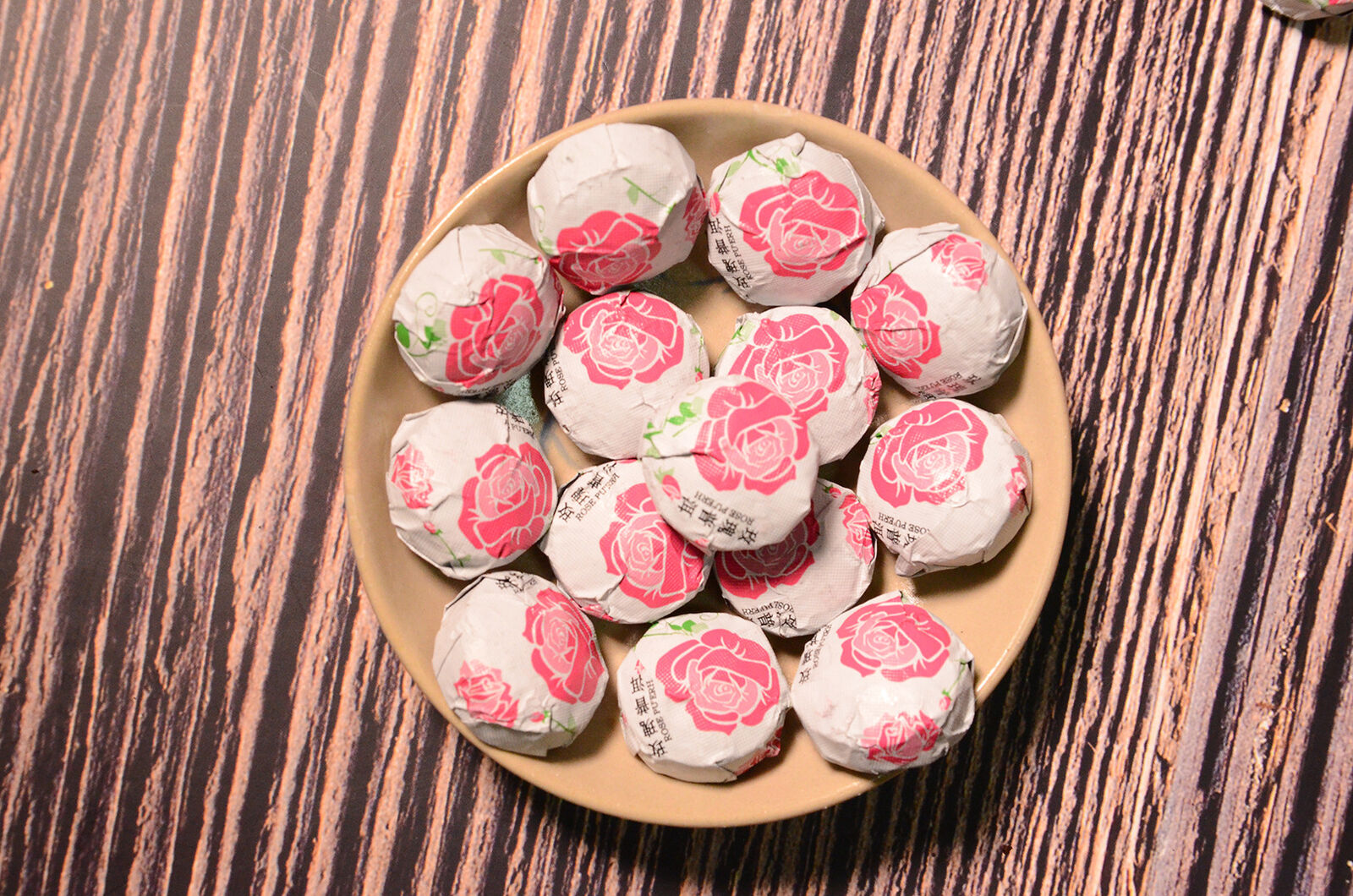 HelloYoung 500g Yunnan Pu'er Tea Leaves Jindian Tea Factory Rose Flavor Small Tuo Tea Ripe