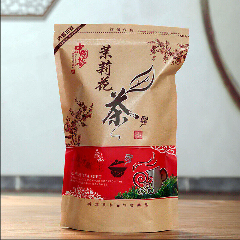HelloYoung New Tea Jasmine Tea Strong Fragrant Cans Loose Green Tea Leaves Herbal Tea