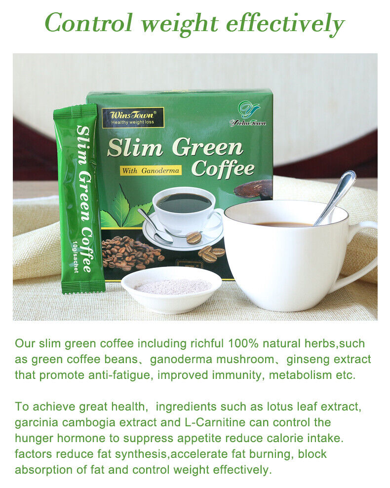 Slim Diet Green Weight Loss Coffee Slimming Instant Coffee 10g*18bags