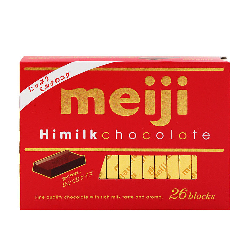 Meiji Piano Milchschokolade Erdbeer Sandwich Schokolade Snack 120g / Beutel