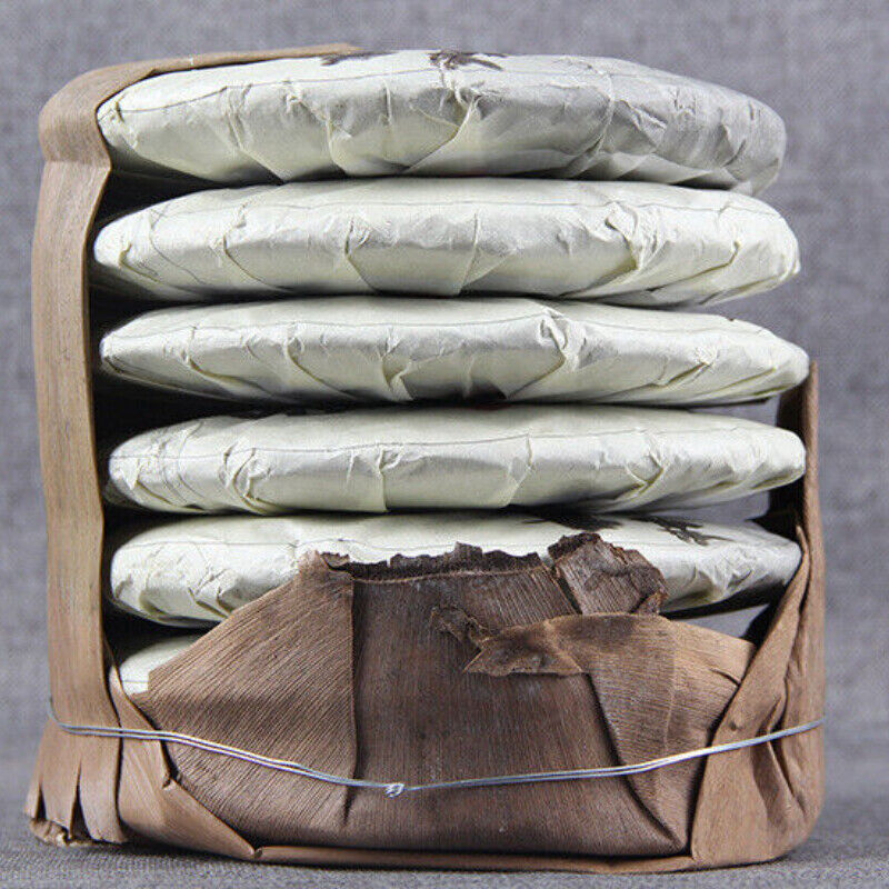 Old Tree Puerh Cha Tea Seven Seed Cake Tea Leaves 357g Lincang Iceland Gold Leaf