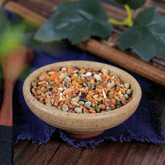 HelloYoung Natural Herbal Tea Dingxiangweishucha Fuling Foshou Shanzha Damai Herbs Tea 150g