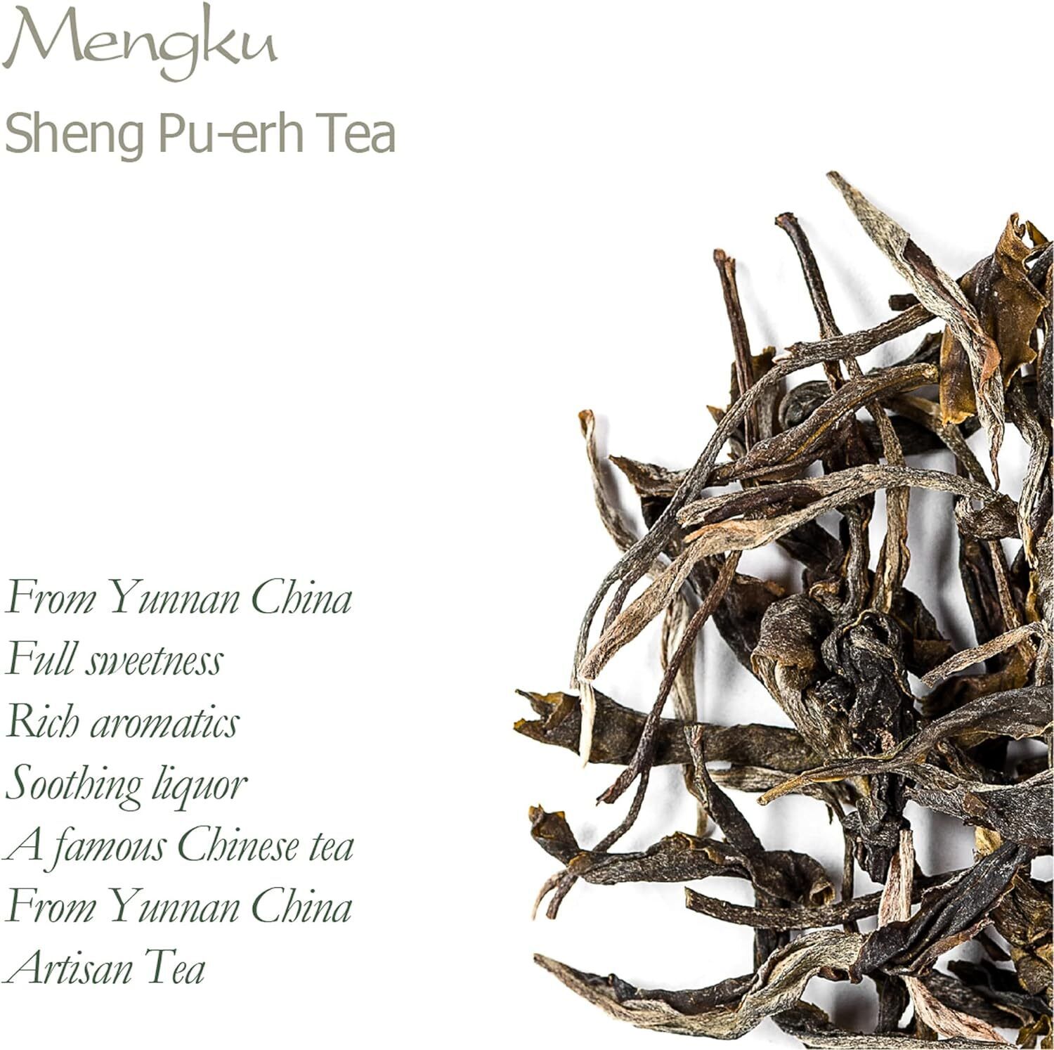 Sheng Pu er Tea Yunnan - Mengku Young Pu-erh Tea - Pu Er Or Pu-erh Red Tea -100g