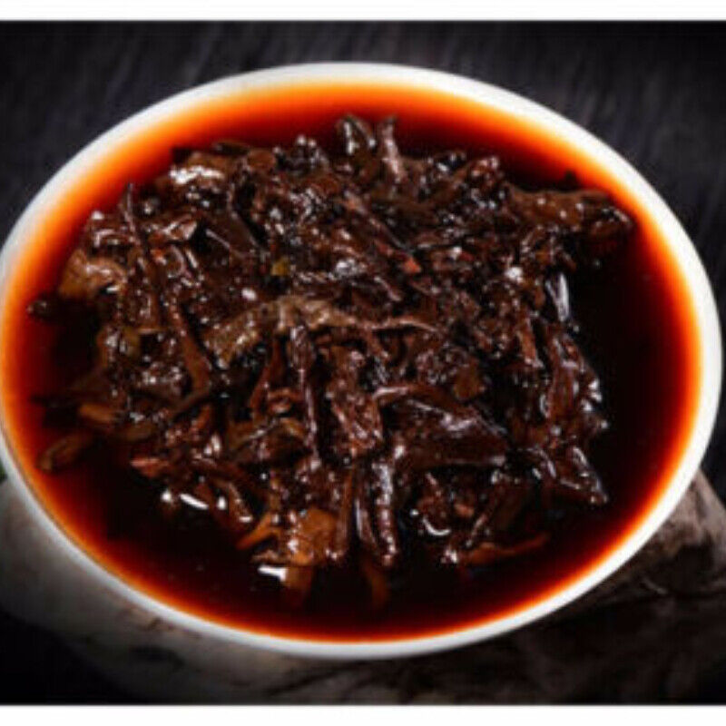HelloYoung 357g Ripe Pu-erh Heaven Earth Menghai Royal Golden Buds Top Old Arbor King Tea