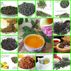 HelloYoung Etc.Super Popular 24 Bags Chinese Famous Tea Including Black/Green/Jasmine Tea
