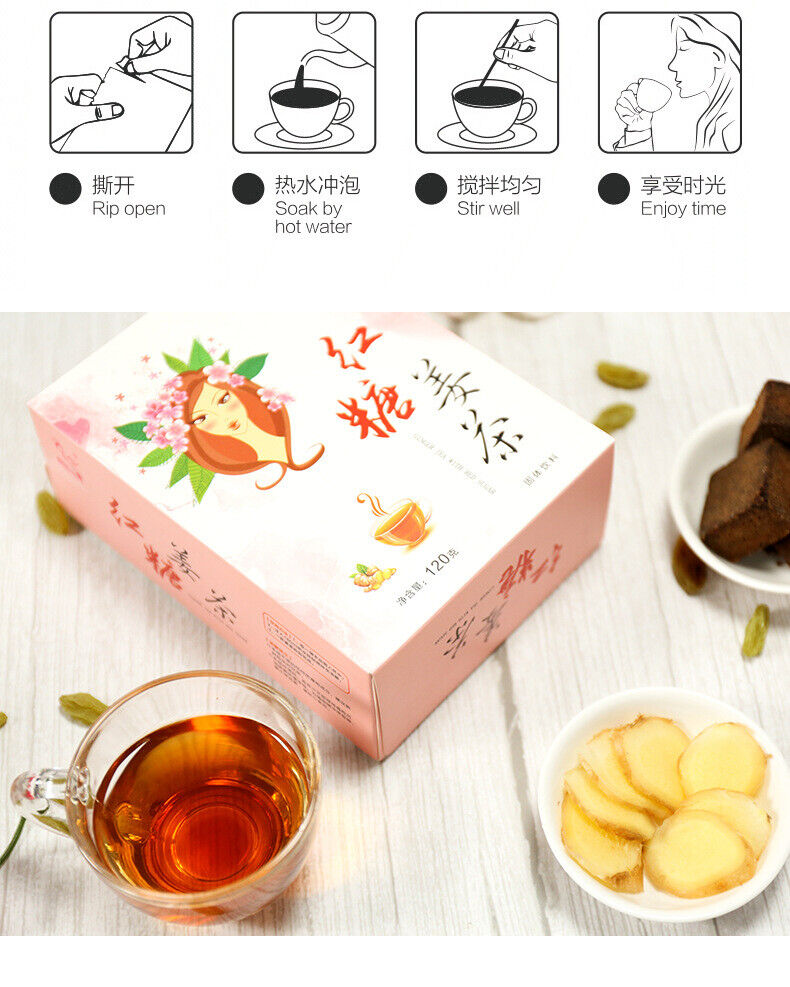 Brown Sugar Ginger Tea Instant Solid Drink