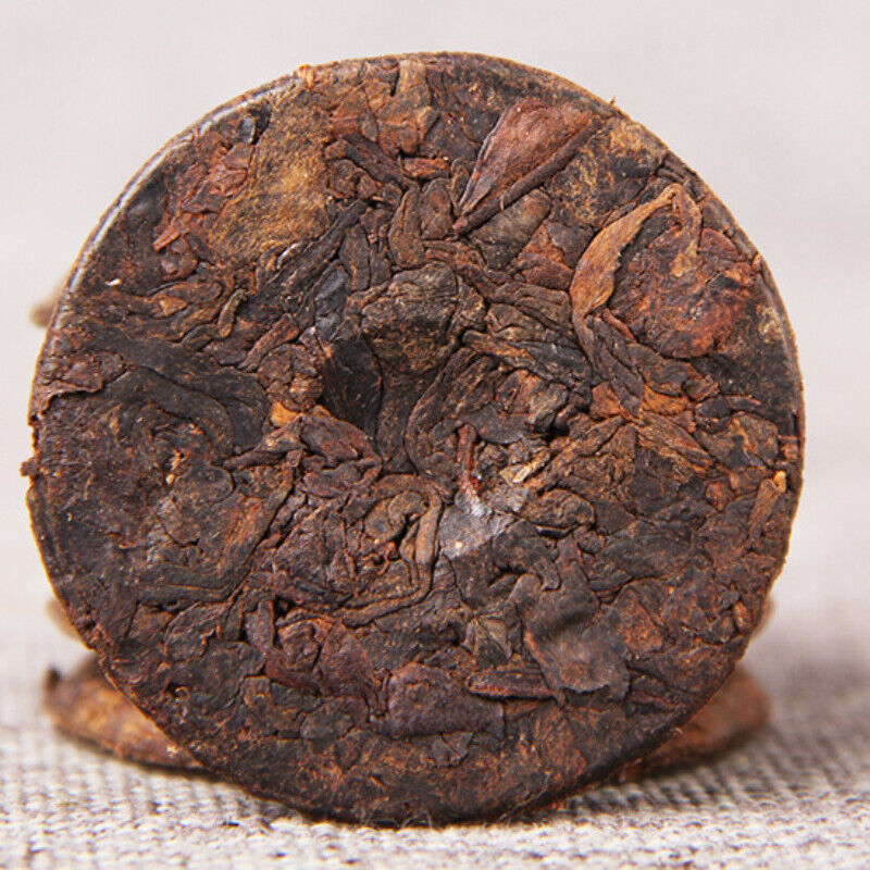 HelloYoung Column Tea Cake Ripe Tea Fermented Craft Tea Top-grade Small Pu'er Tea 200g