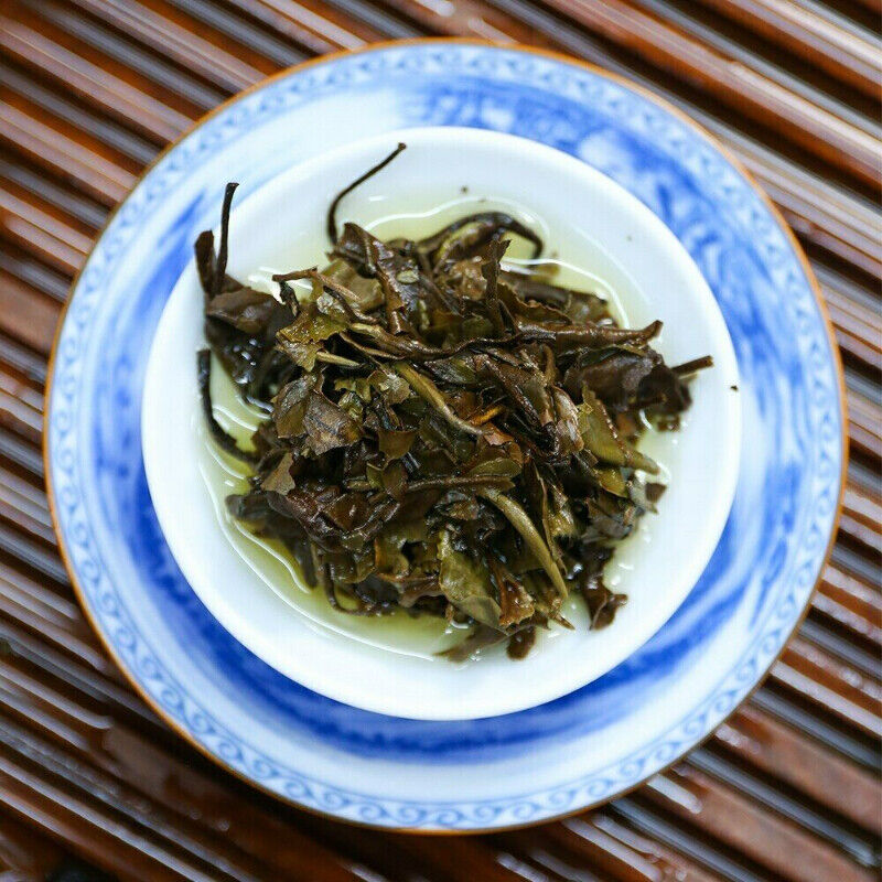 HelloYoung High Mountain Bai Cha Tea Fuding Shou Mei White Tea Organic White Tea Cake 350g
