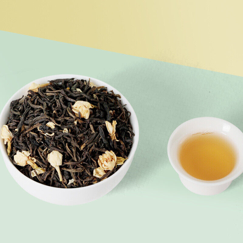 HelloYoung New Tea Jasmine Tea Strong Fragrant Cans Loose Green Tea Leaves Herbal Tea