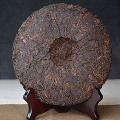 HelloYoung Chinese Yunnan Ripe Pu-erh Healthy Care Premium Puer Cooked Tea Cake 357g