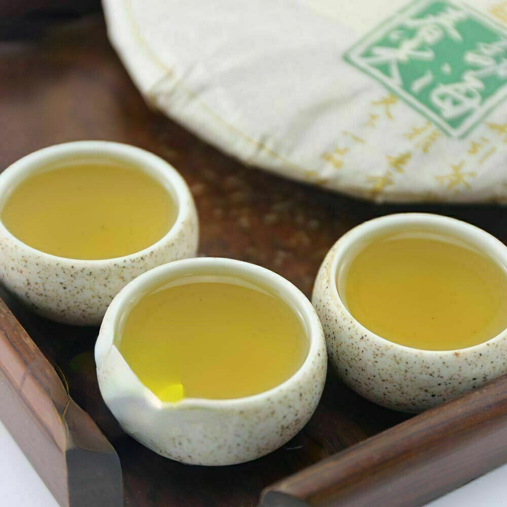HelloYoung Ancient Tree Puer Tea Yunnan Menghai Chun Jian Batch Cha Aged Puerh Tea 357g