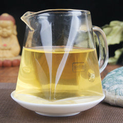 HelloYoung 100g Yunnan Menghai Sleeping Deer Mountain Sun Green Pu'er Raw Tea Cake