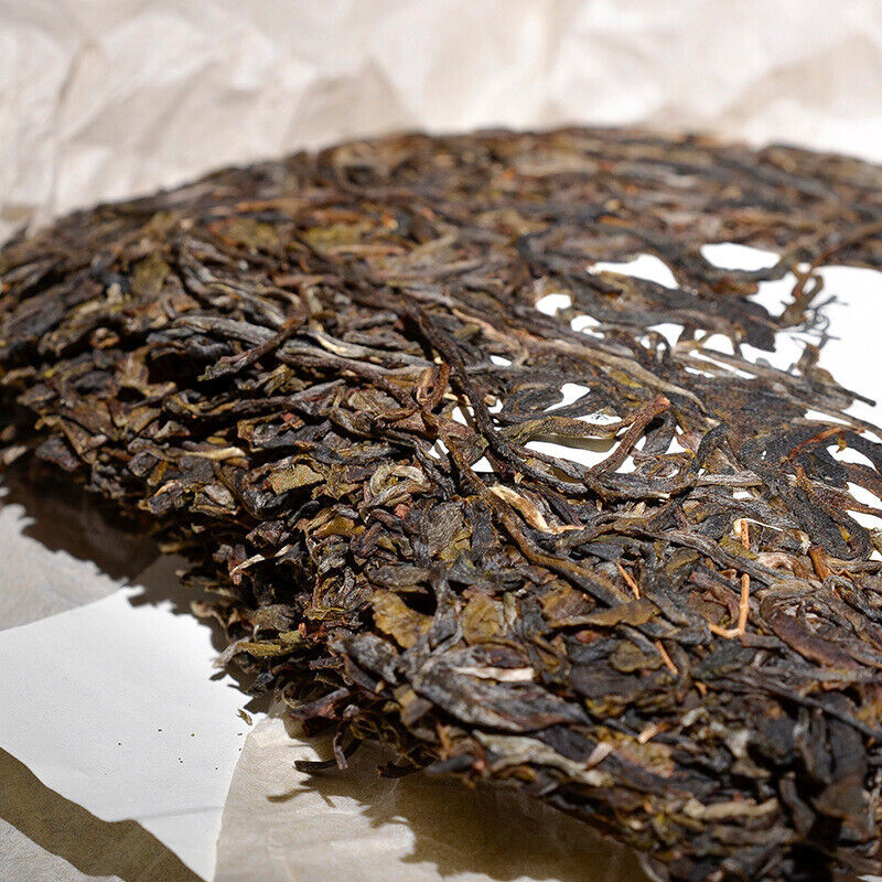 Puerh Tea Raw Tea Cake Smooth Bamboo Liang Zi Raw Tea Cake Pu'er Cake Tea 357g