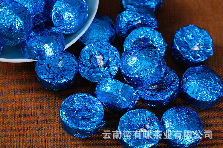 500g Yunnan Pu'er Tea Mini Seven Colored Small Golden Tuo Nuoc Xiang Ripe Tuo