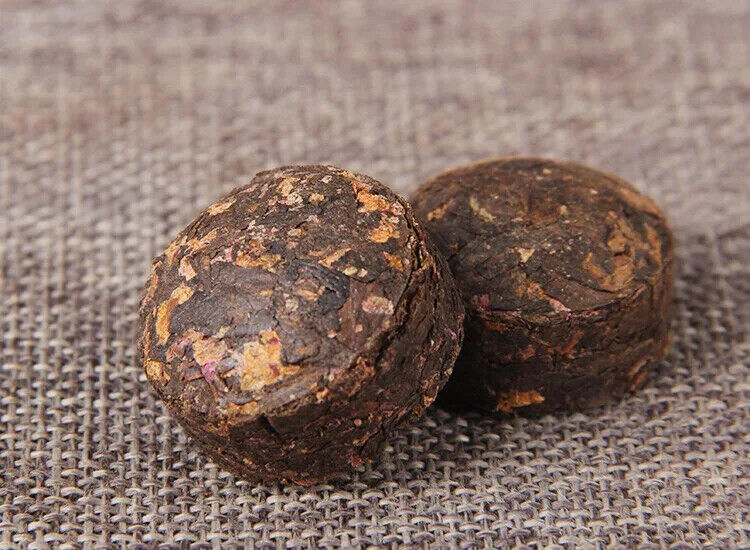 Yunnan Flower Tea Peony Flavor Shu Puer Mini Tuo Cha Fermented Pu Er Tea 500G