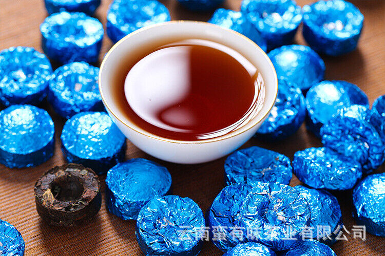 500g Yunnan Pu'er Tea Mini Seven Colored Small Golden Tuo Nuoc Xiang Ripe Tuo