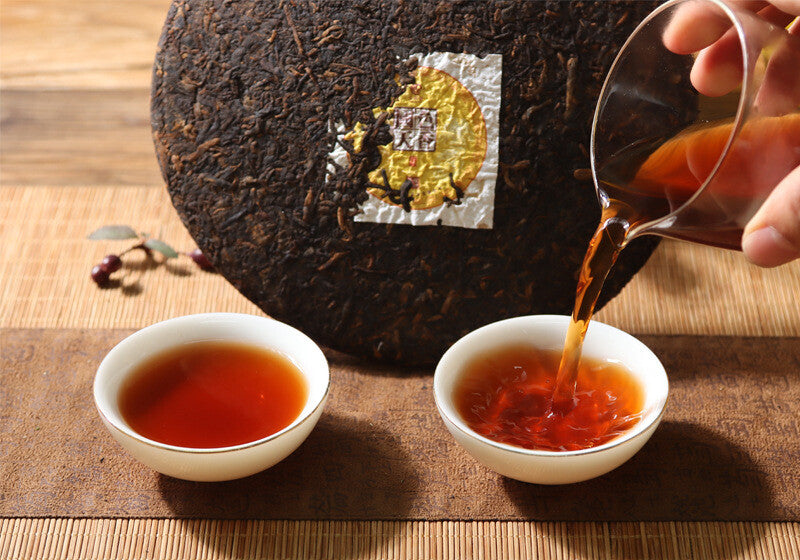 357g Yunnan Pu'er Tea Collection Chenxiang Qizi Cake Tea Ripe Tea Gift Box Cake
