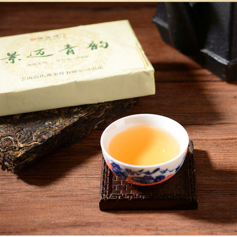 HelloYoung Healthy Drink Top-Grade Organic Cha Pu-erh Green Tea Yunnan Pu'er Tea Brick 250g