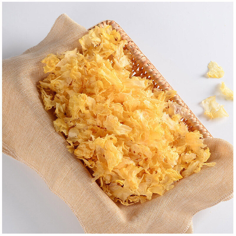 HelloYoung Snow Fungus White Fungus Gutian Serpihan Kulat Putih Crushed Sue Bai Mu Er 250g