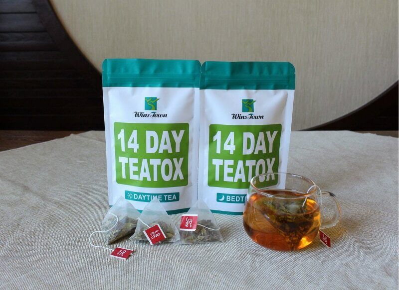 14 天天然排毒茶清肠减肥茶燃脂平肚子茶袋装14 DAY TEATOX Tian Ran Pai Du Cha Qing Chang Jian Fei Cha