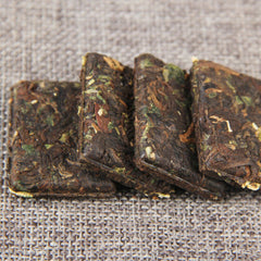 HelloYoung Glutinous Fragrant Pu-Erh Ripe Tea Top-Grade Small Square Pu-erh Tea Brick 500g