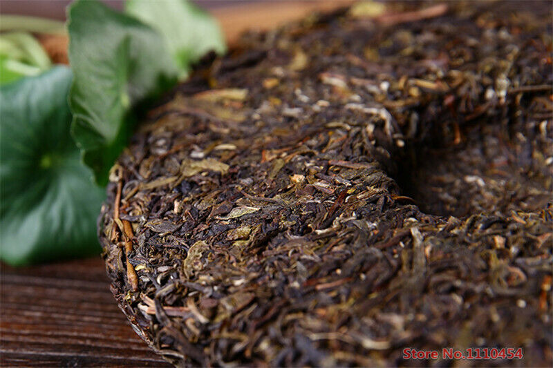 HelloYoung Organic Green Food China Yunnan Puerh Tea Cake Cha Puer Menghai Sheng Tea 357g