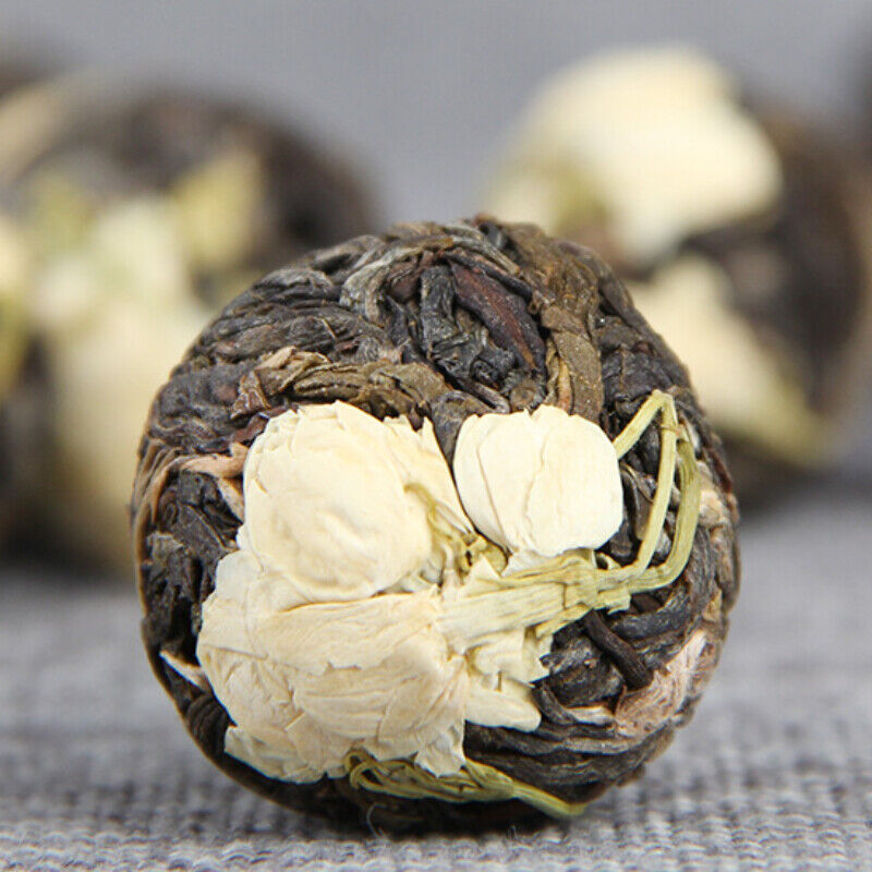 HelloYoung Pu'er Dragon Ball Raw Tea Ancient Tree Flower Pu-erh 500g Chinese Tuocha Jasmine