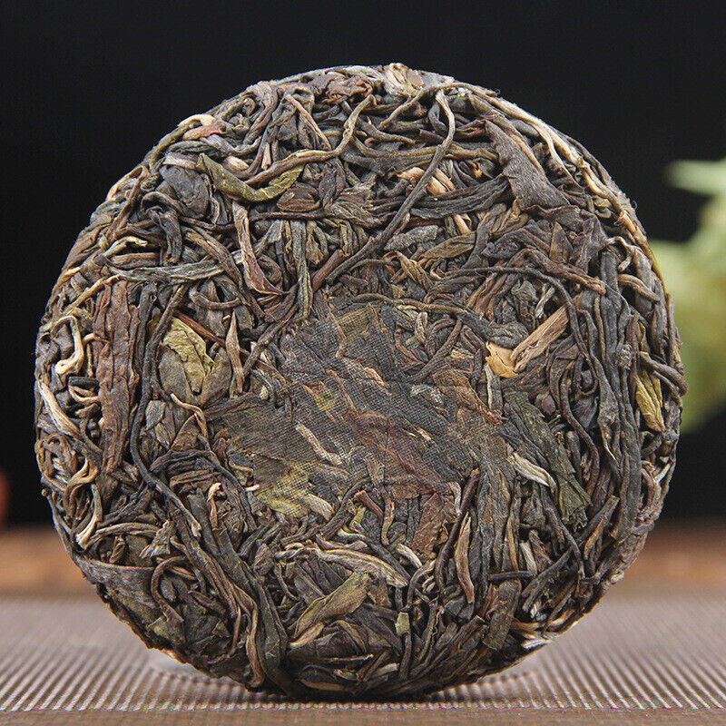HelloYoung 100g Pu-erh Raw Tea Cake 普洱生茶饼布朗山普洱七子饼圆茶生饼100克小饼茶叶