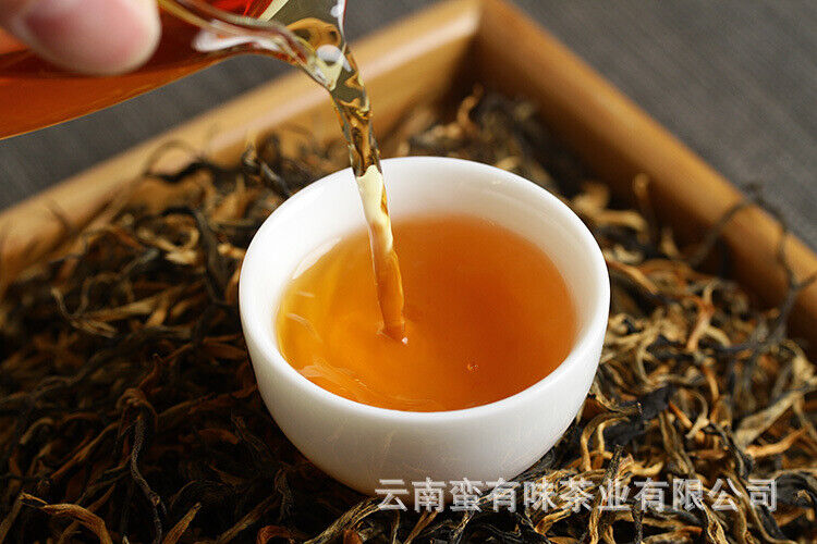 HelloYoung 500g Yunnan Fengqing glutinous Yunnan black tea KungFu black tea One bud MaoFeng