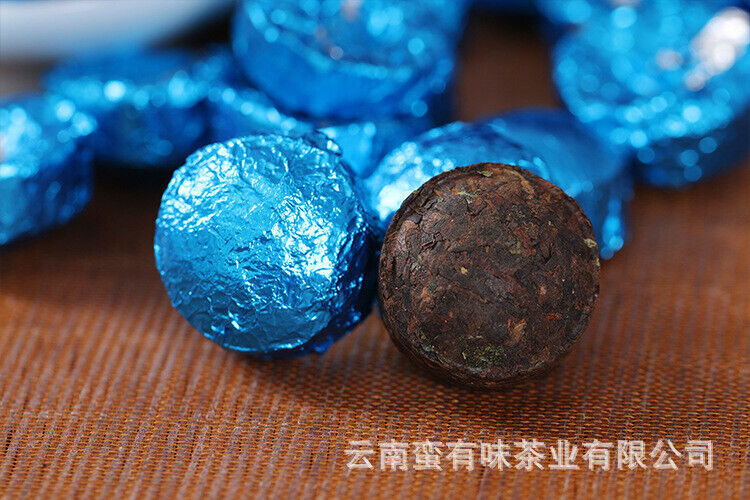 500g Yunnan Pu'er Tea Mini Seven Colored Small Golden Tuo Nuoc Xiang Ripe Tuo