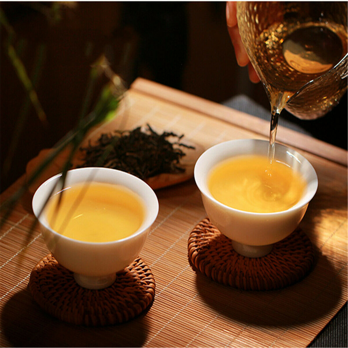 HelloYoung Xiaguan Golden Silk Tuo Cha Natural Puer Tea Raw Pu-erh Tea Green Tea Bags 100g