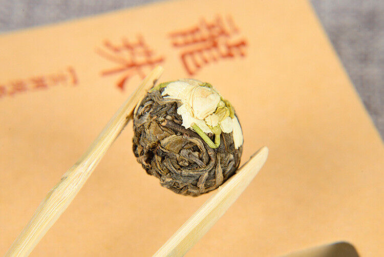 HelloYoung 120g 18 Pack Yunnan Pu'er Tea Handmade Jasmine Dragon Ball Tea