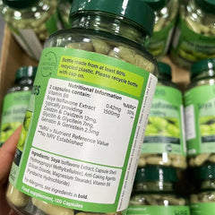 HollandBarrett HB Soy Isoflavone Capsules From The UK 120 Pills of Estrogen