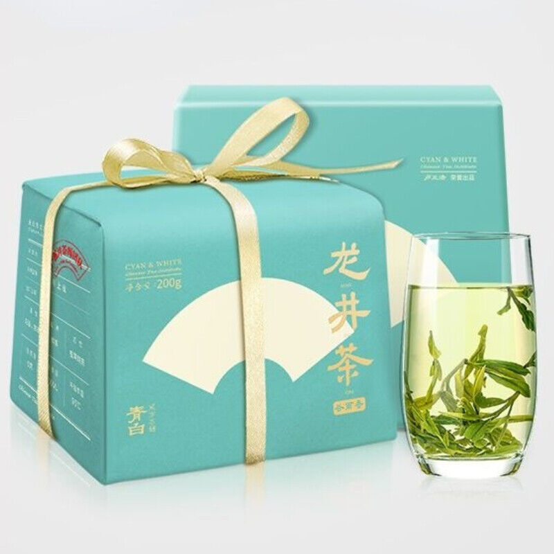 HelloYoung China Top Longjing Tea Fragrant Green Tea 200g New Gift Package Loose Leaf Tea