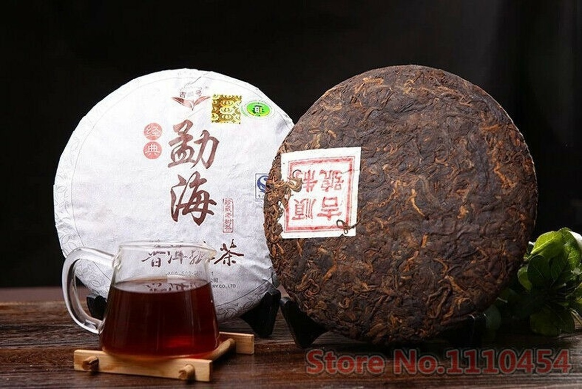 Ripe Tea Cake 1762 Classic Lose Weight Black Tea Menghai Cooked Puerh Tea 357g