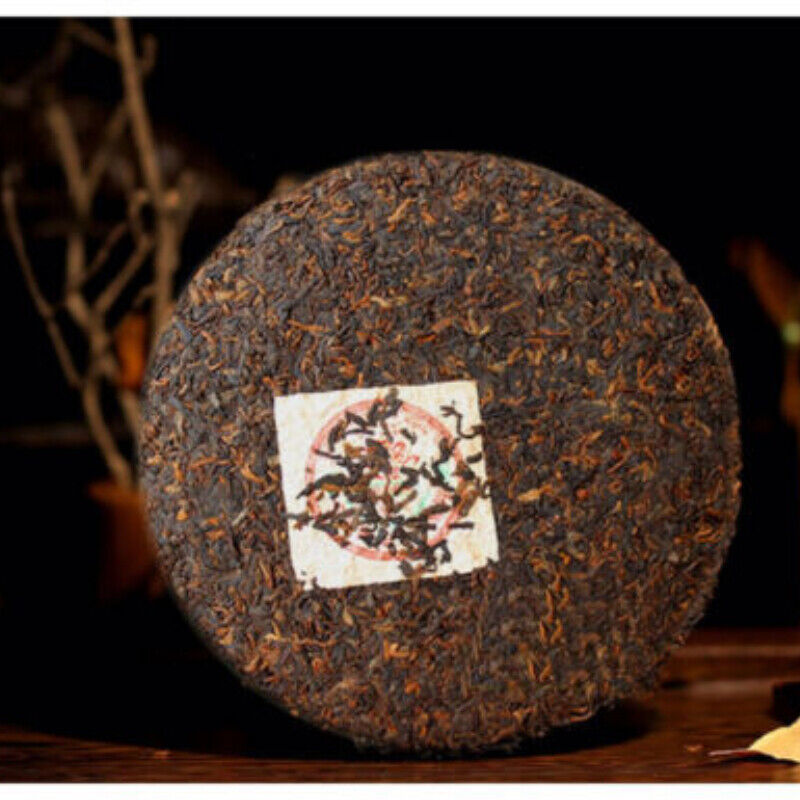 HelloYoung 357g Ripe Pu-erh Heaven Earth Menghai Royal Golden Buds Top Old Arbor King Tea