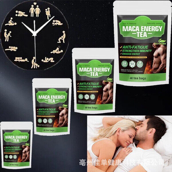 Refreshing and Healthy Latest Natural Maca Energy Man Tea 40 Tea Bags