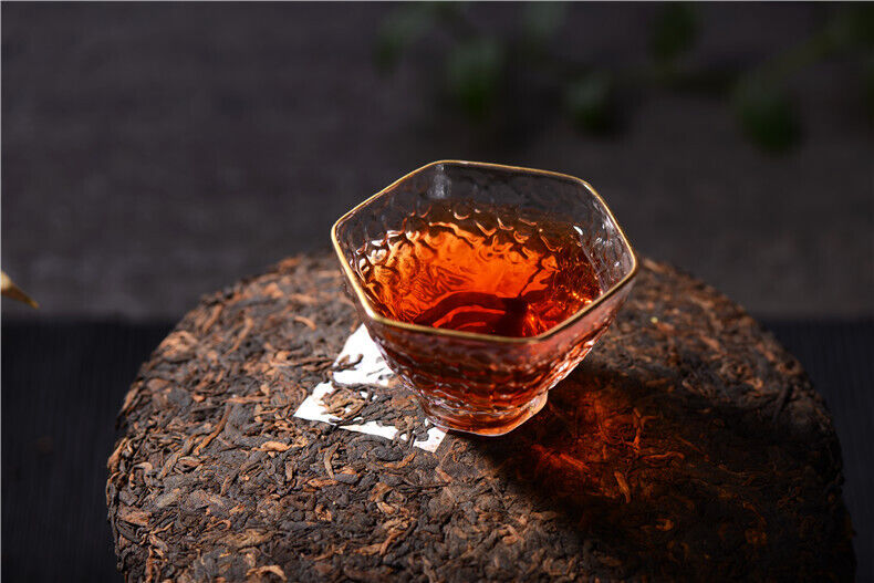 357g云南普洱茶熟茶 饼茶 Ripe Tea 357g Yunnan Pu'er Tea Cake Tea
