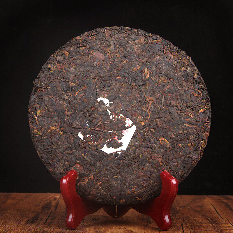 Yiwu Seven Seed Cake Tea 357g/12.59oz Puer Tea Ripe Tea Golden Hao Ripe Tea Cake