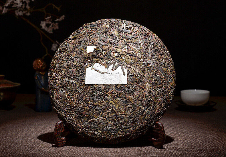 Puerh Tea Raw Tea Cake Smooth Bamboo Liang Zi Raw Tea Cake Pu'er Cake Tea 357g