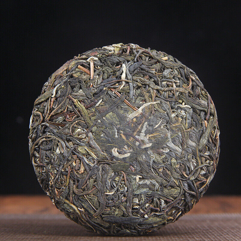 HelloYoung Old Ancient Tree Pressed Pu'er Tea Top-grade Yunnan Menghai Cha Tea Cake 100g